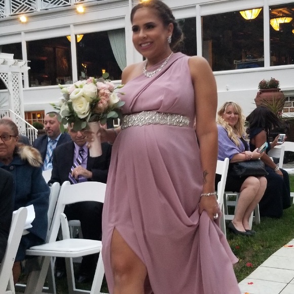 Elegant long dress- NOT MATERNITY! Regular Size - Picture 2 of 4